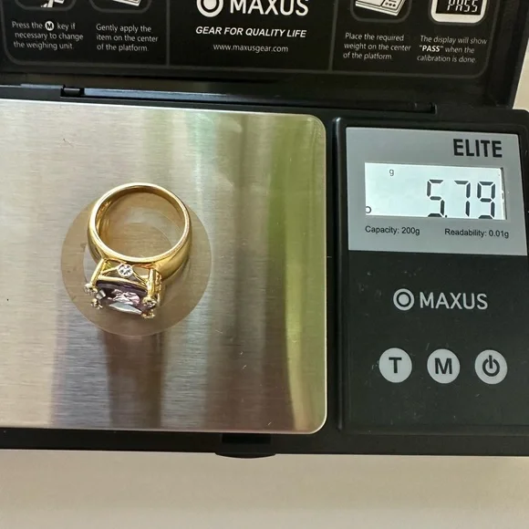 Vintage Alexandrite cocktail ring - Picture 8 of 11